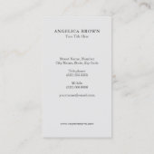 Chakras Minimalist Meditation Visitekaartje (Achterkant)