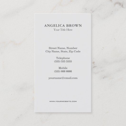 Chakras Minimalist Meditation Visitekaartje (Achterkant)