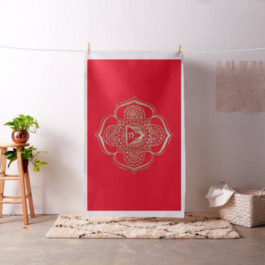 Chakras Muladhara - Fabric Stof (Voorbeeld)