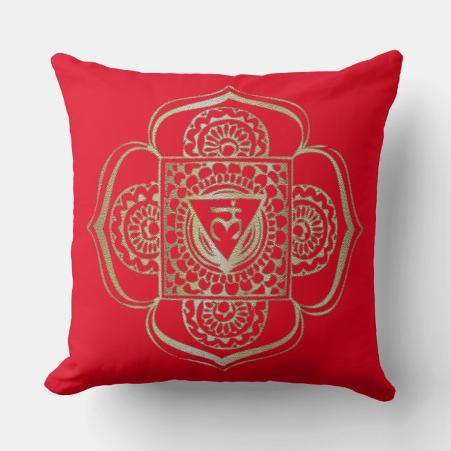 Chakras Muladhara - Pillow Kussen (Voorkant)