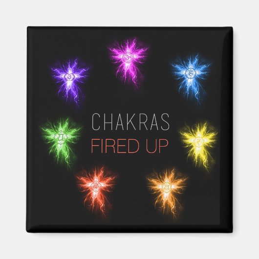 Chakras opgevoed magneet (Voorkant)