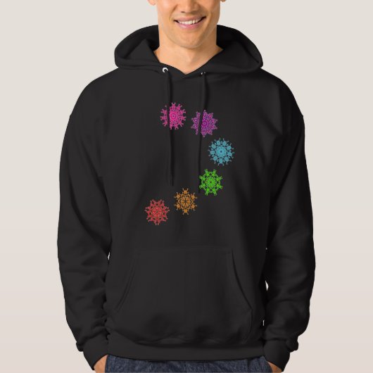 Chakras psychologisch weatshirt hoodie (Voorkant)
