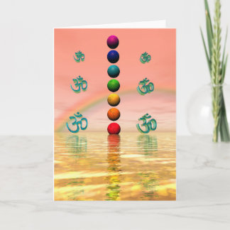 chakras roze kaart