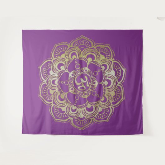 Chakras Saharara - Tapestry Wandkleed (Voorkant (horizontaal))