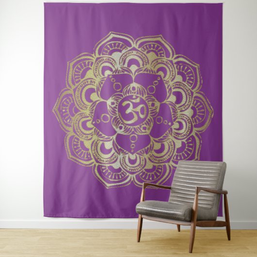 Chakras Saharara - Tapestry Wandkleed (In situ)