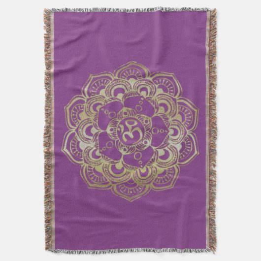 Chakras Sahasrara - Blanket Deken (Voorkant Verticaal)