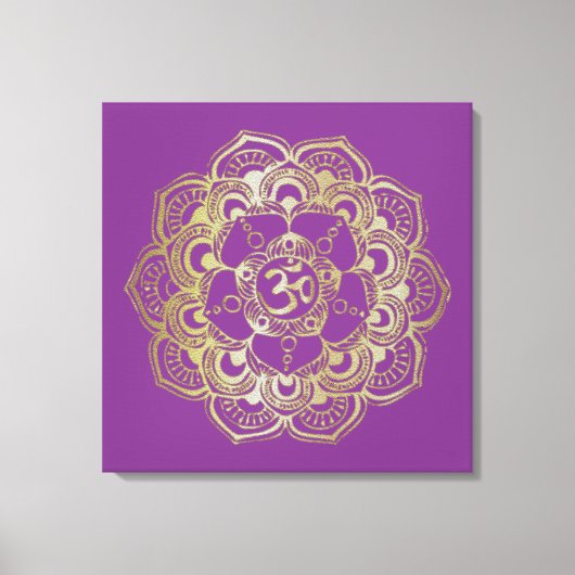 Chakras Sahasrara - Verpakt Canvas Afdruk (Voorkant)