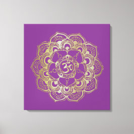 Chakras Sahasrara - Verpakt Canvas Afdruk