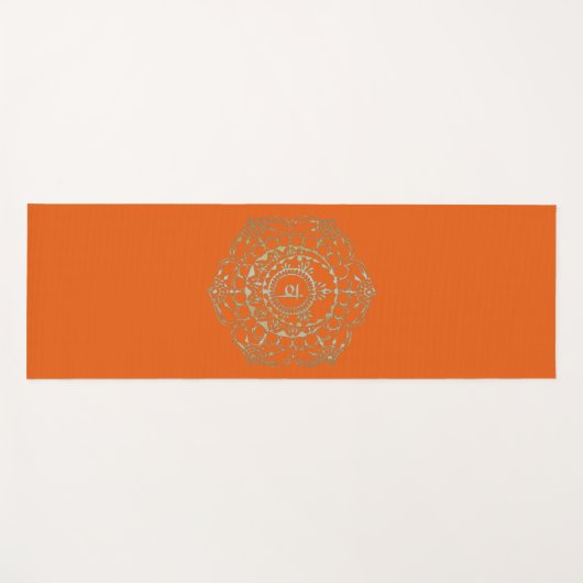 Chakras Svaddhistana - Yoga Mat (Voorkant (horizontaal))