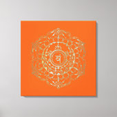 Chakras Svadhistana - Gewatteerd Canvas Afdruk (Voorkant)