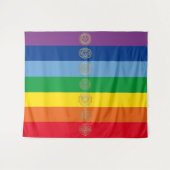 Chakras - Tapestry Wandkleed (Voorkant (horizontaal))