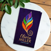 Chakras Tree Branch bloeit Visitekaartje