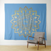 Chakras Vishudda - Tapestry Wandkleed (In Situ (horizontaal))