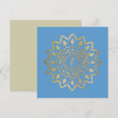 Chakras Vishudda - Wenskaart Kaart (Voorkant / Achterkant)