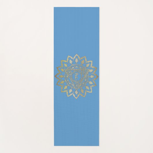 Chakras Vishudda - Yoga Mat (Voorkant)
