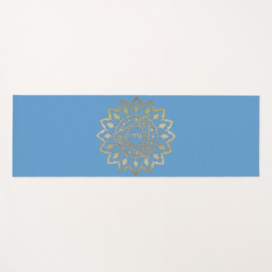 Chakras Vishudda - Yoga Mat (Voorkant (horizontaal))
