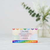 Chakras Visitekaartje (Staand voorkant)