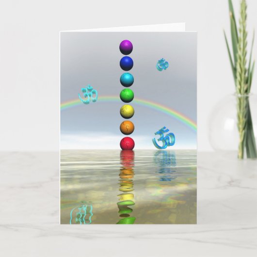 chakras wit kaart (Voorkant)