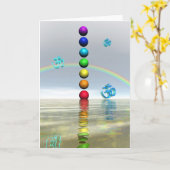 chakras wit kaart (Gele Bloem)