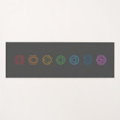 Chakras yoga mat (Voorkant (horizontaal))