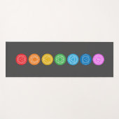 Chakras yoga mat (Voorkant (horizontaal))
