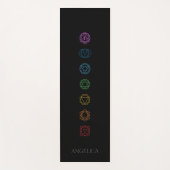 Chakras yoga mat (Voorkant)