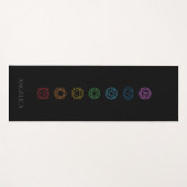 Chakras yoga mat (Voorkant (horizontaal))