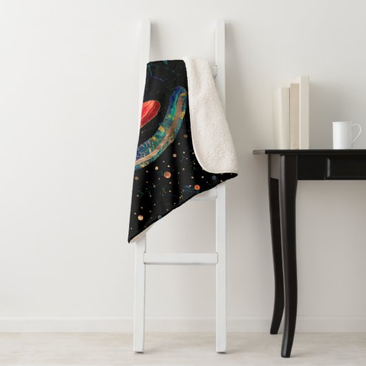 Chakras Zen Stones and Enso cirkels Sherpa Deken (In situ)