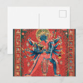 Chakrasamvara en Consort Vajravarahi Briefkaart (Voorkant / Achterkant)