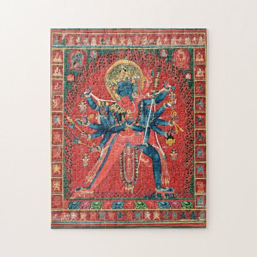 Chakrasamvara en Consort Vajravarahi Legpuzzel (Verticaal)