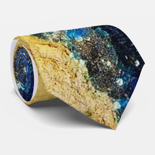 Chalcanthite Gem Stropdas (Opgerold)