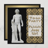 Chalcedonian Black Invitation (Voorkant / Achterkant)