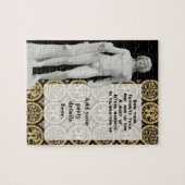 Chalcedonian Black Invitation Legpuzzel (Horizontaal)