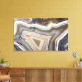 Chalcedony, een variëteit van Quartz bekend als Ba Canvas Afdruk (Insitu (Woonkamer))