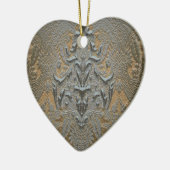 Chalchadora Damask Keramisch Ornament (Links)