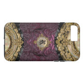 Chalchadoriz Elegance Girly Monogram Plus Case-Mate iPhone Case (Achterkant (Horizontaal))