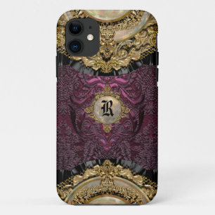 Chalchadoriz elegante monogram iPhone 11 hoesje