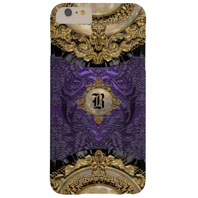 Chalchadoriz Royale Elegant Monogram Slim Case-Mate iPhone Case (Achterkant)