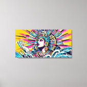 Chalchiuhtlicue 4 canvas afdruk (Voorkant)