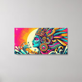 Chalchiuhtlicue 5 canvas afdruk (Voorkant)