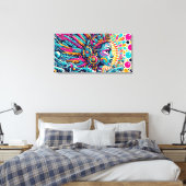 Chalchiuhtlicue Canvas Afdruk (Insitu (Slaapkamer))