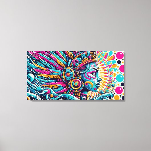 Chalchiuhtlicue Canvas Afdruk (Voorkant)