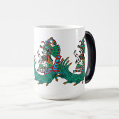 Chalchiuhtlicue - de godin van de stromende watere magische mok (Voorkant rechts)