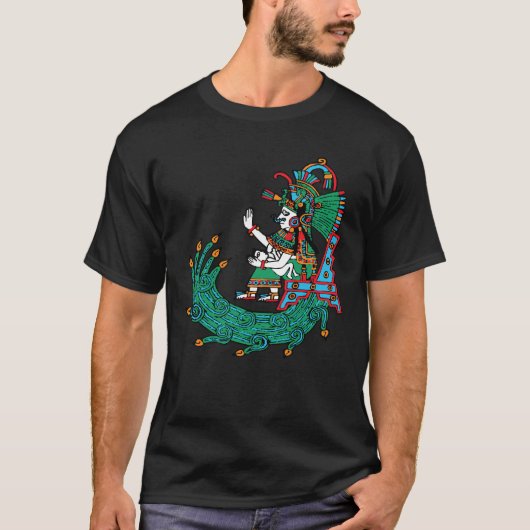 Chalchiuhtlicue – Godin van het stromende water T-shirt (Voorkant)