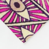 Chaldean Watcher Roos Kwartz — Healing Energy Fleece Deken (Hoek)