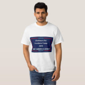 Chaldeans for President Trump 2020 Man T-shirt (Voorkant volledig)
