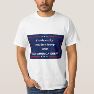Chaldeans for President Trump 2020 Man T-shirt