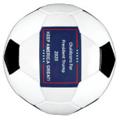 Chaldeans for President Trump 2020 Voetbal (Gedraaid)
