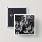 Chales Goodyear Sow & Reap Wisdom Quote Vierkante Button 5,1 Cm (Voorkant /achterkant)