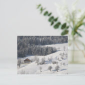 Chalet - Franse Alpen Briefkaart (Staand voorkant)